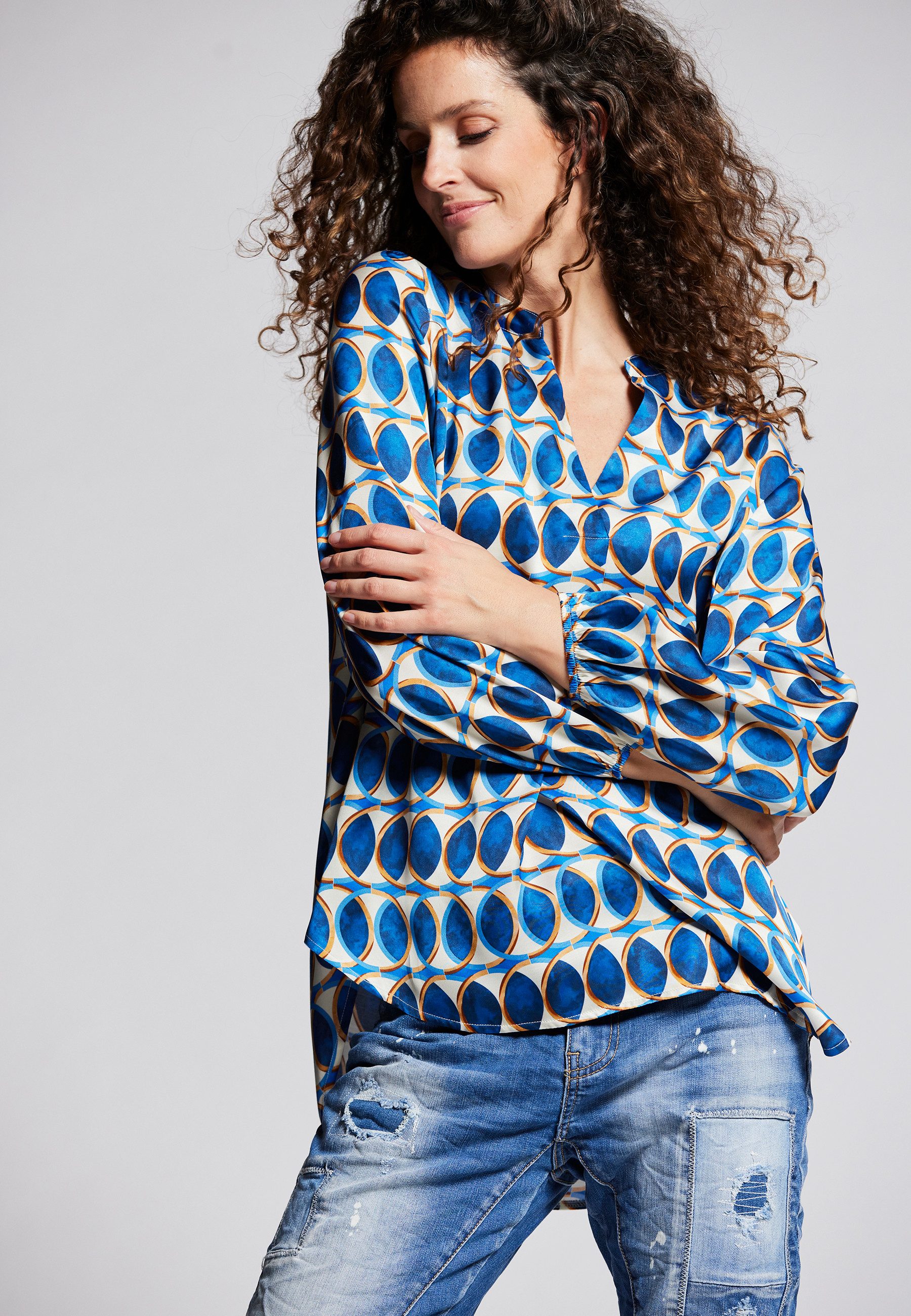 Andijamo-Fashion Druckbluse LUXURY DOT Print günstig online kaufen