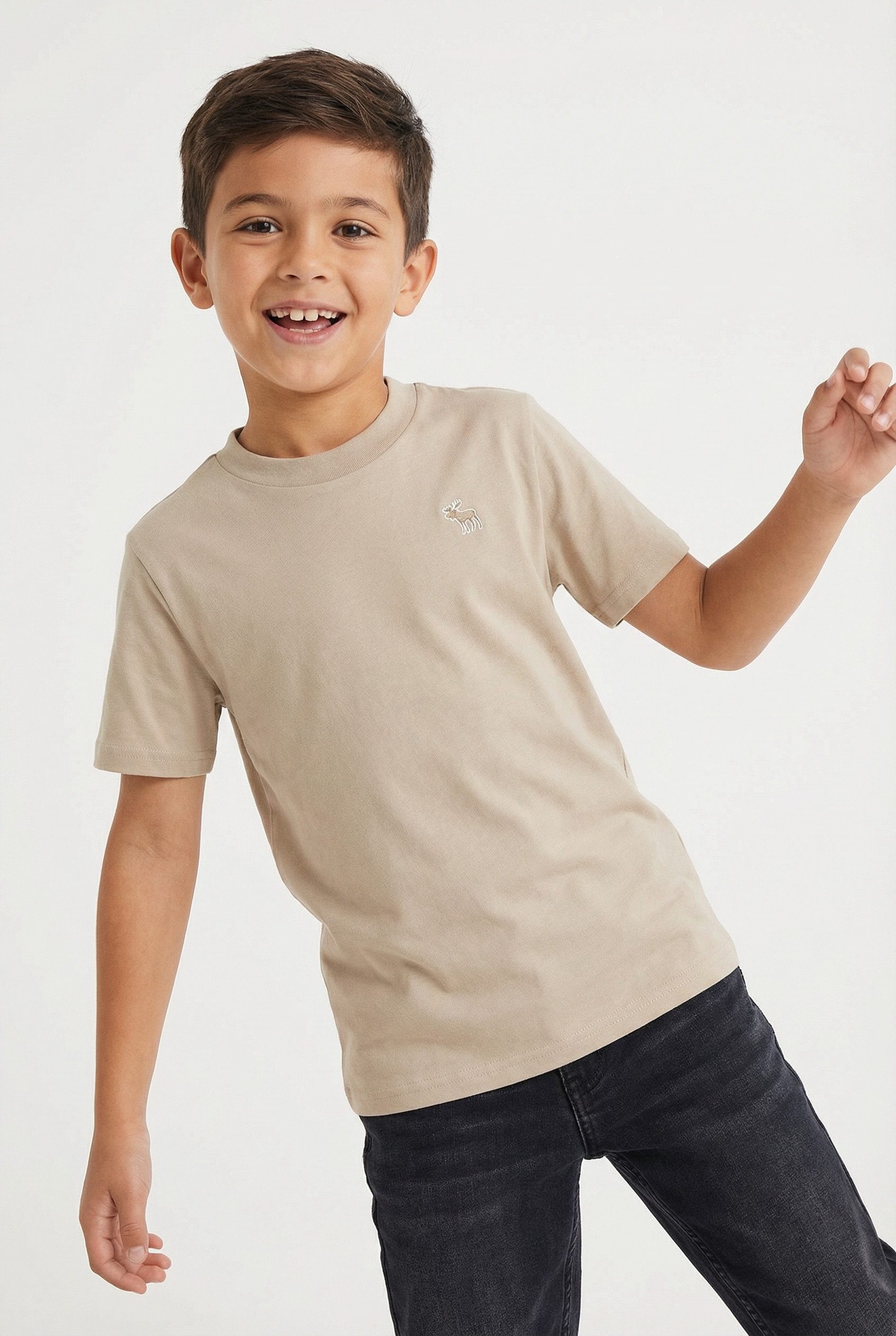 Abercrombie Kids T-Shirt (Packung, 3-tlg., 3er) Gesticktes Markenlogo