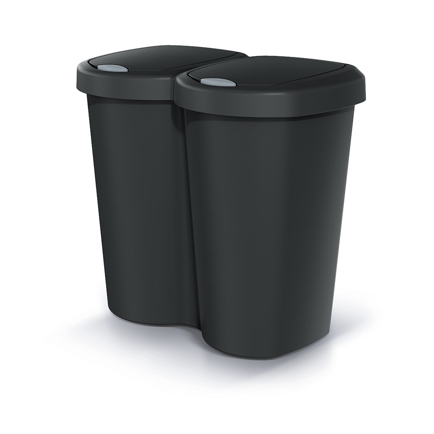 Keden Mülleimer Compacta B Duo 40 L, ein Fach, zwei Deckel