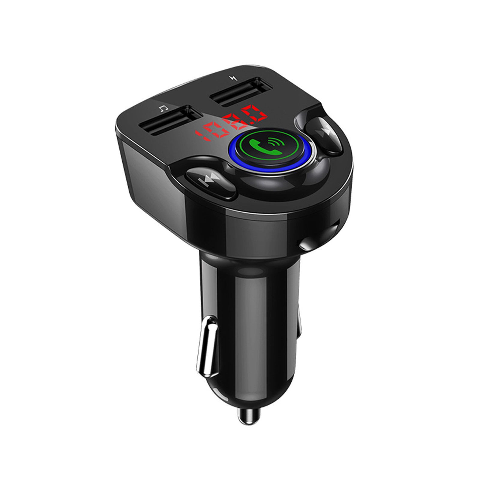 Bluetooth 5.0 FM Transmitter Adapter Auto Aufladung Zigarettenanzünder KFZ-Transmitter