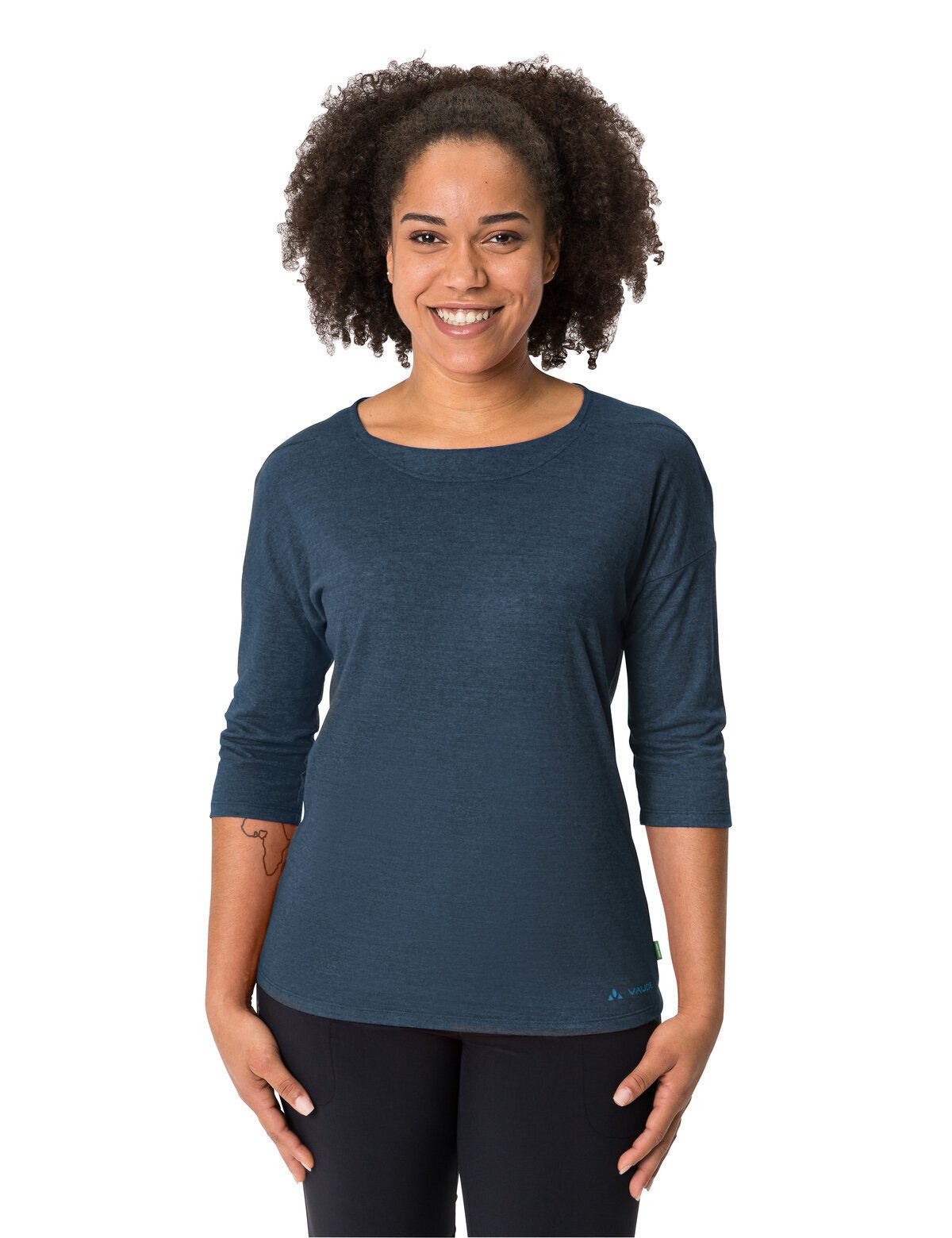 VAUDE T-Shirt Women's Neyland 3/4 T-Shirt (1-tlg) schnelltrocknendes und funktionelles Shirt