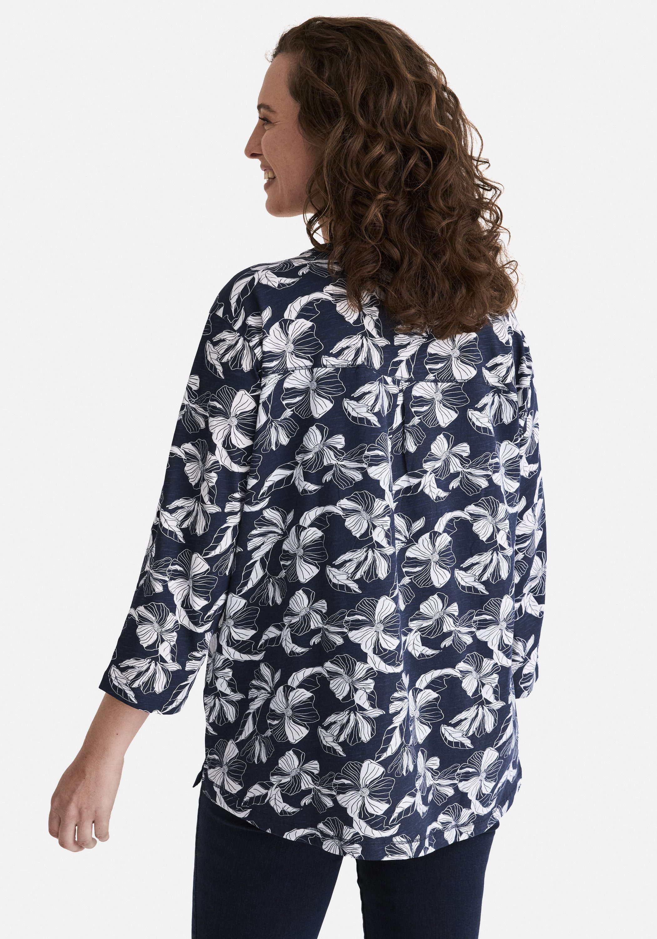 STOOKER WOMEN 3/4-Arm-Shirt MARIE Print Shirt Bluse 3/4-Arm Regular Fit Shi günstig online kaufen
