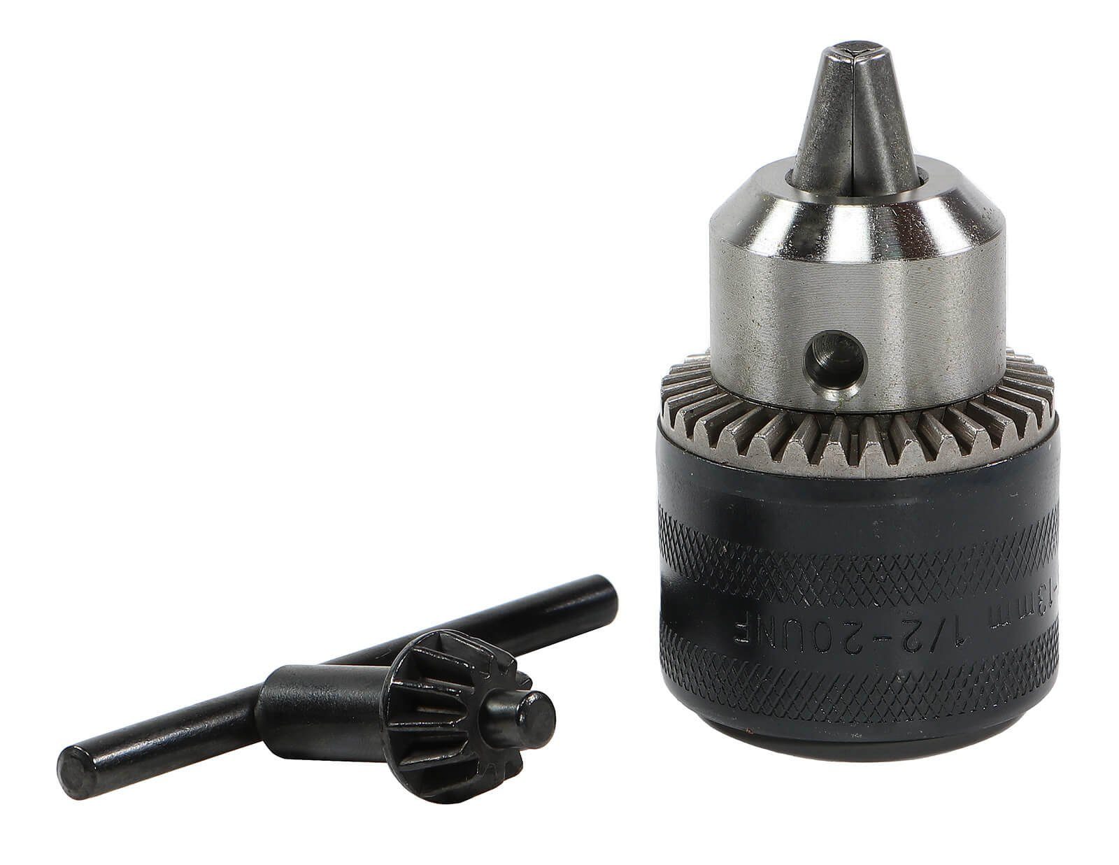 Silverline Zahnkranzbohrfutter Zahnkranzbohrfutter mit Bohrfutter Schlüssel