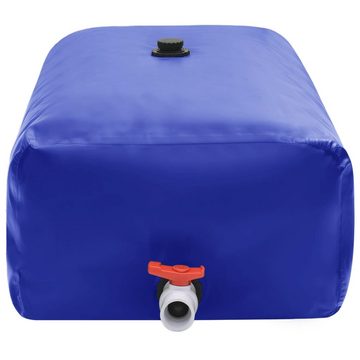 vidaXL Regentonne Wassertank mit Wasserhahn Faltbar 1500 L PVC