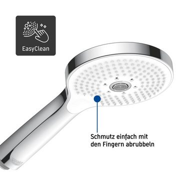 Duravit Handbrause DURAVIT Handbrause 3jet Click! 120 Duschbrause Duschkopf 3 Strahlarten, 3 Strahlarten