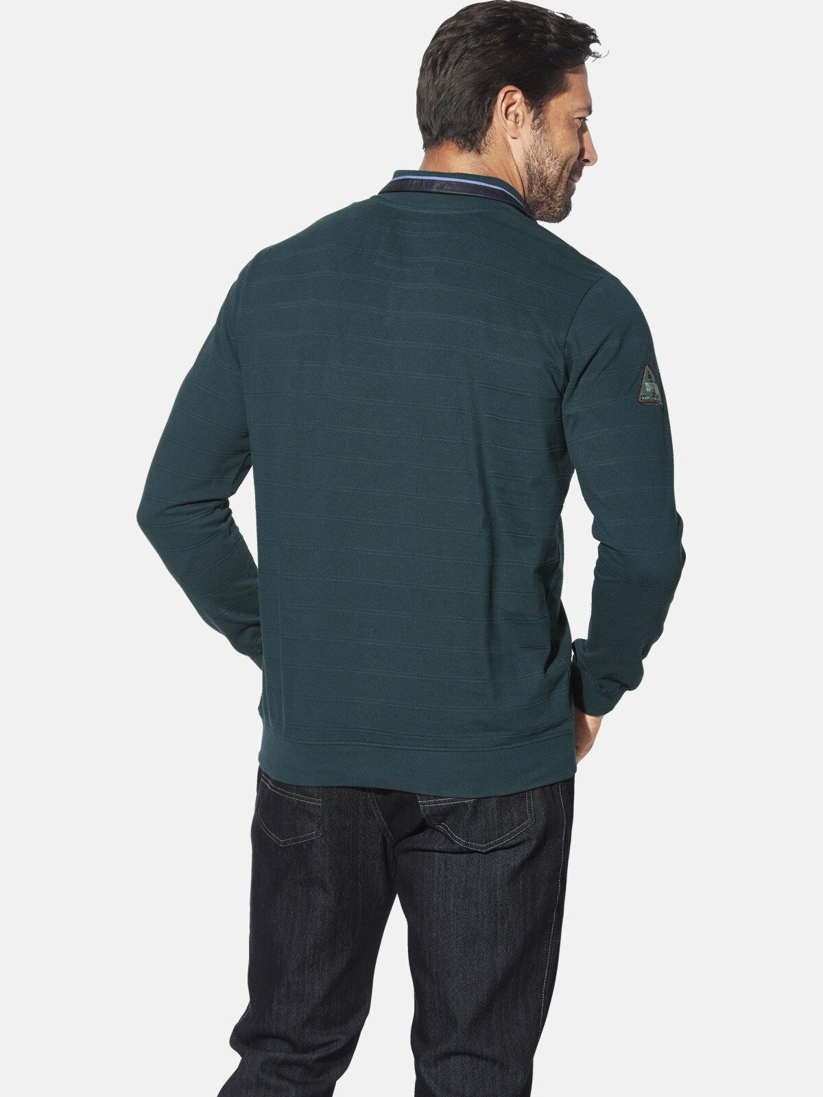 Jan Vanderstorm Sweatshirt MAGNUSDAL mit elastischem Saumbund günstig online kaufen