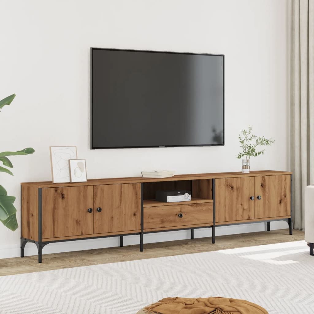 vidaXL Schrankmodule TV-Schrank mit Schublade Artisan-Eiche günstig online kaufen