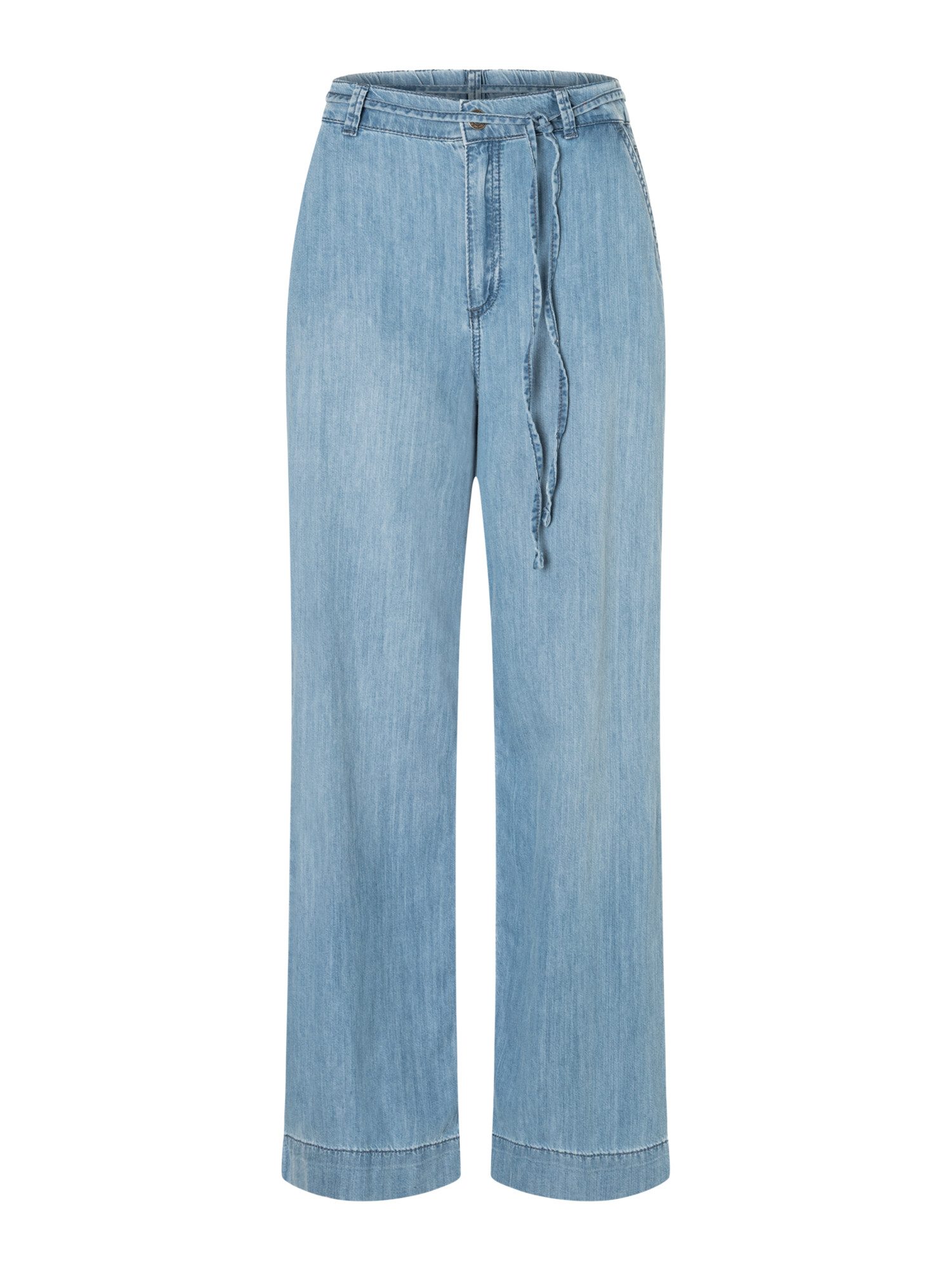 MORE&MORE Regular-fit-Jeans fließende, leichte Jeans