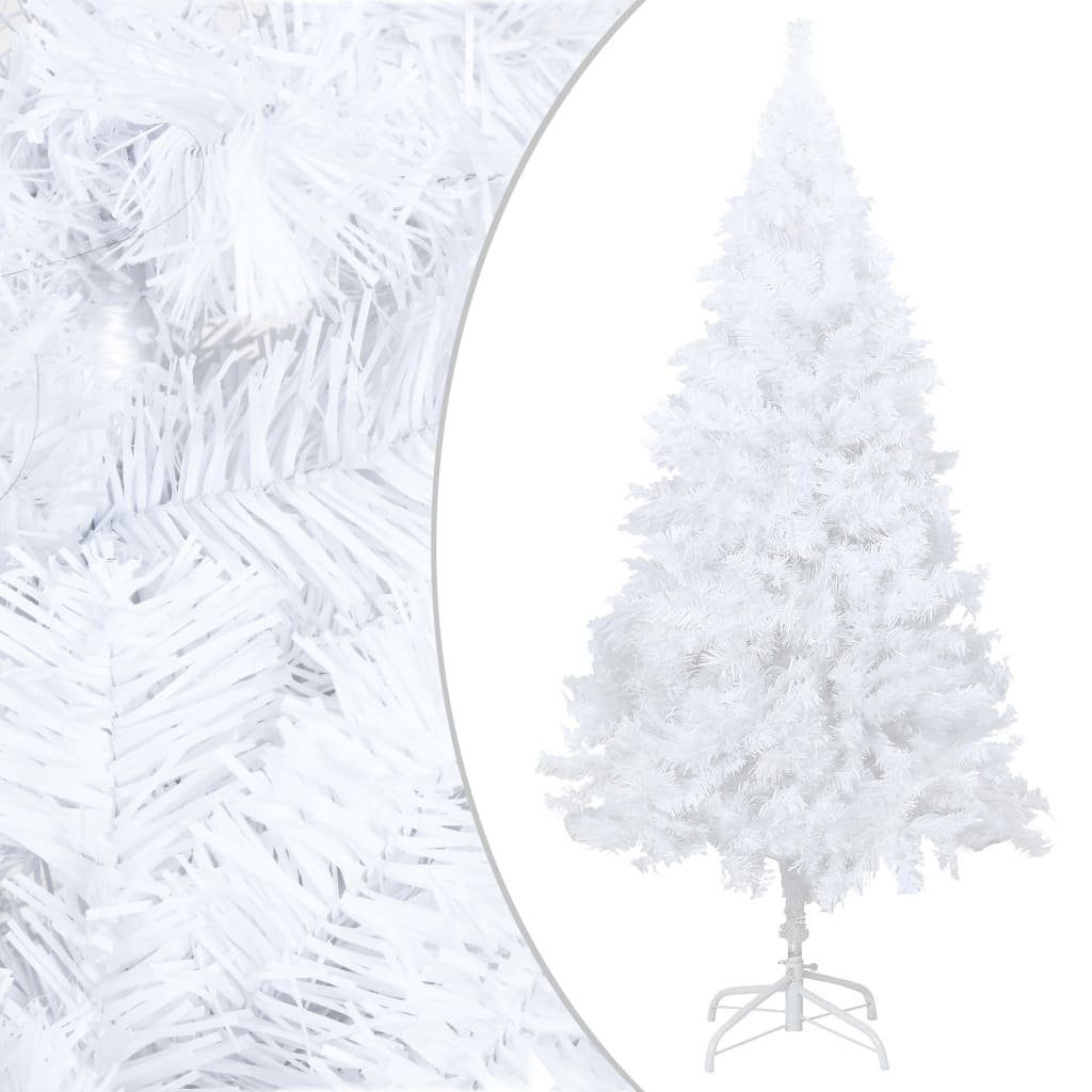 mit cm PVC Dicken furnicato Künstlicher Zweigen Weiß 210 Weihnachtsbaum