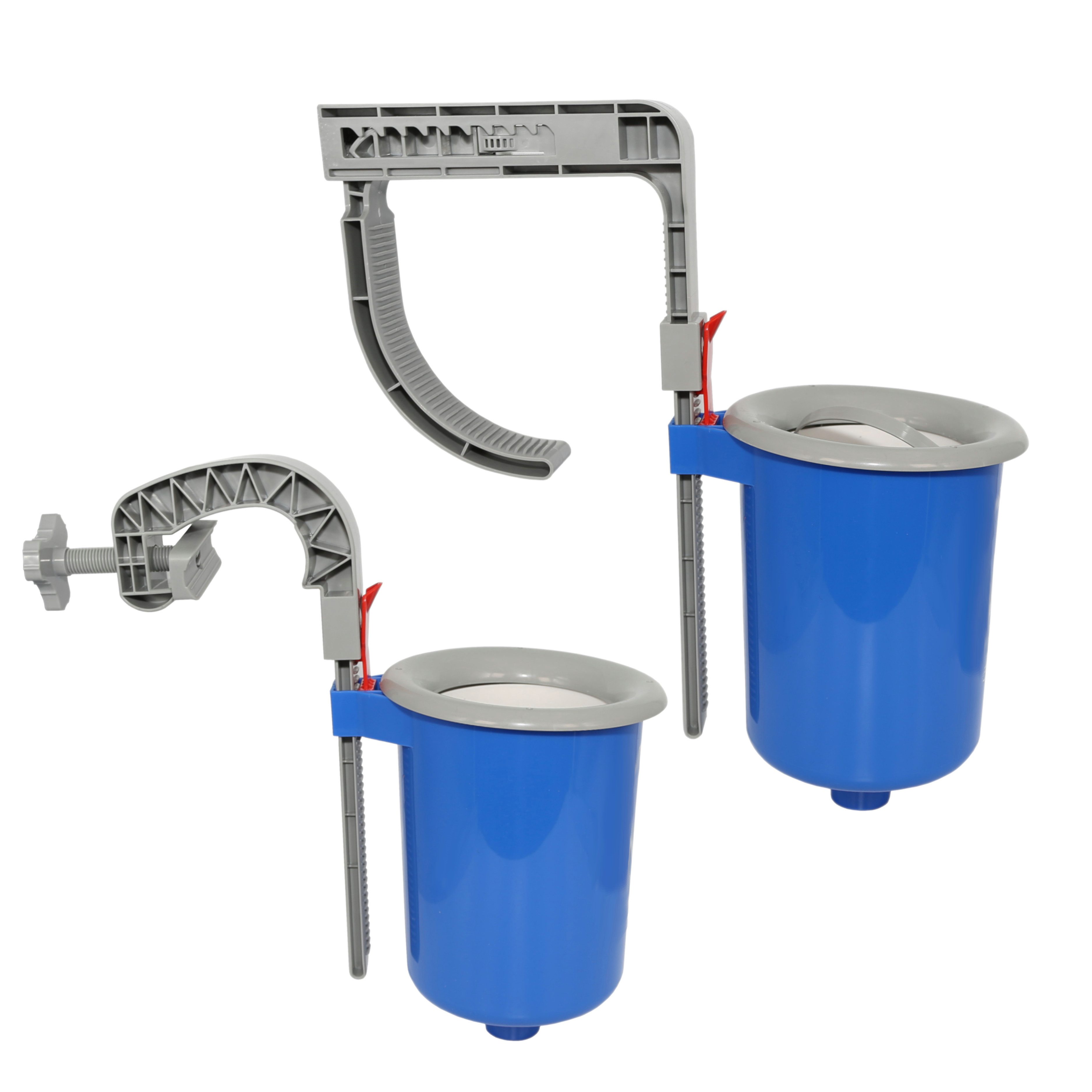 HAF Skimmer Pool Einhängeskimmer Komplett Set Aufstellbecken Stahlwandbecken (Mit 32mm und 38mm Schlauchanschluss, Inkl. Skimmerkorb, Befestigungshaken uvm), Für Stahlwandbecken und Aufstellpools