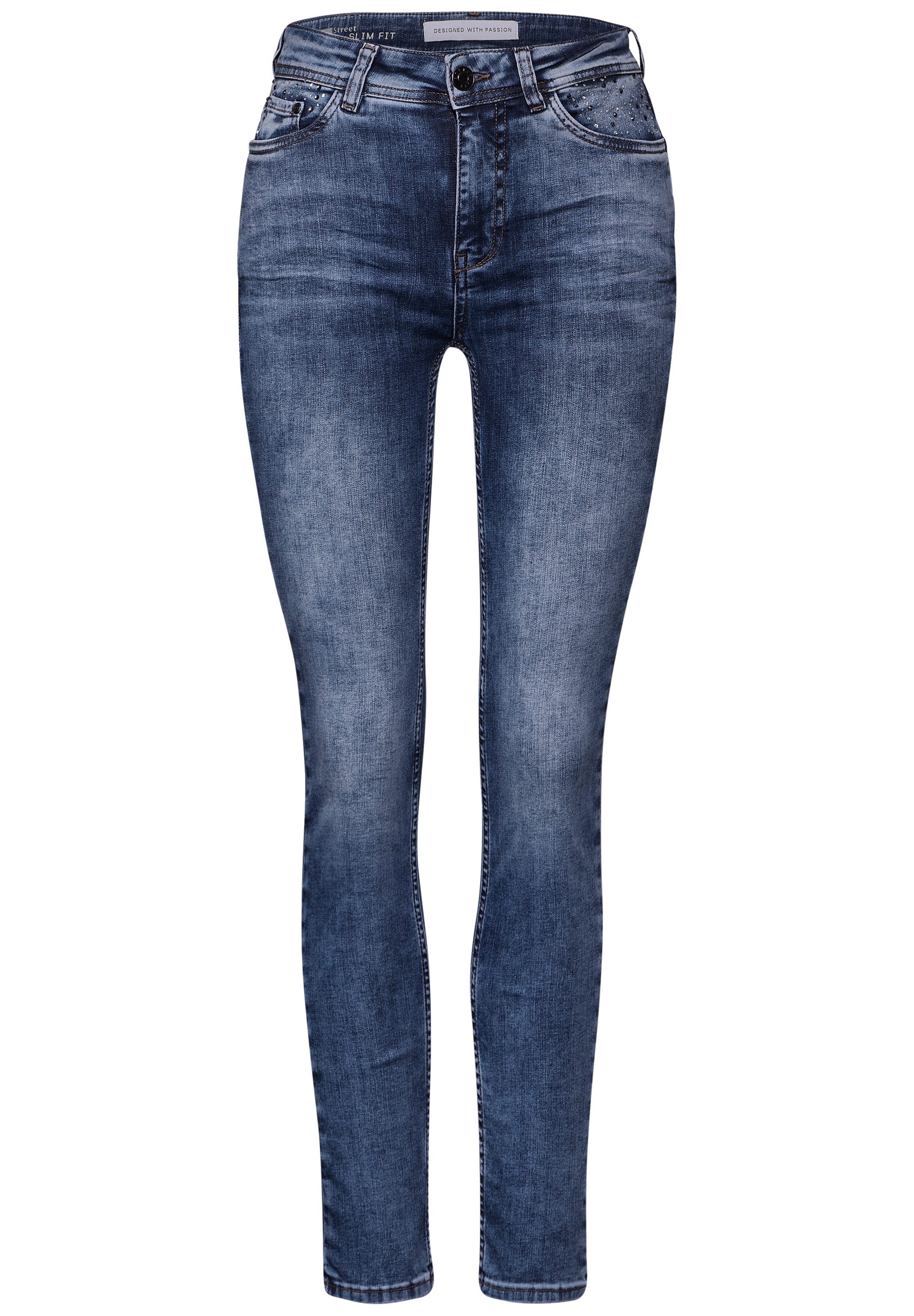 STREET ONE 5-Pocket-Jeans Jeans im Slim günstig online kaufen