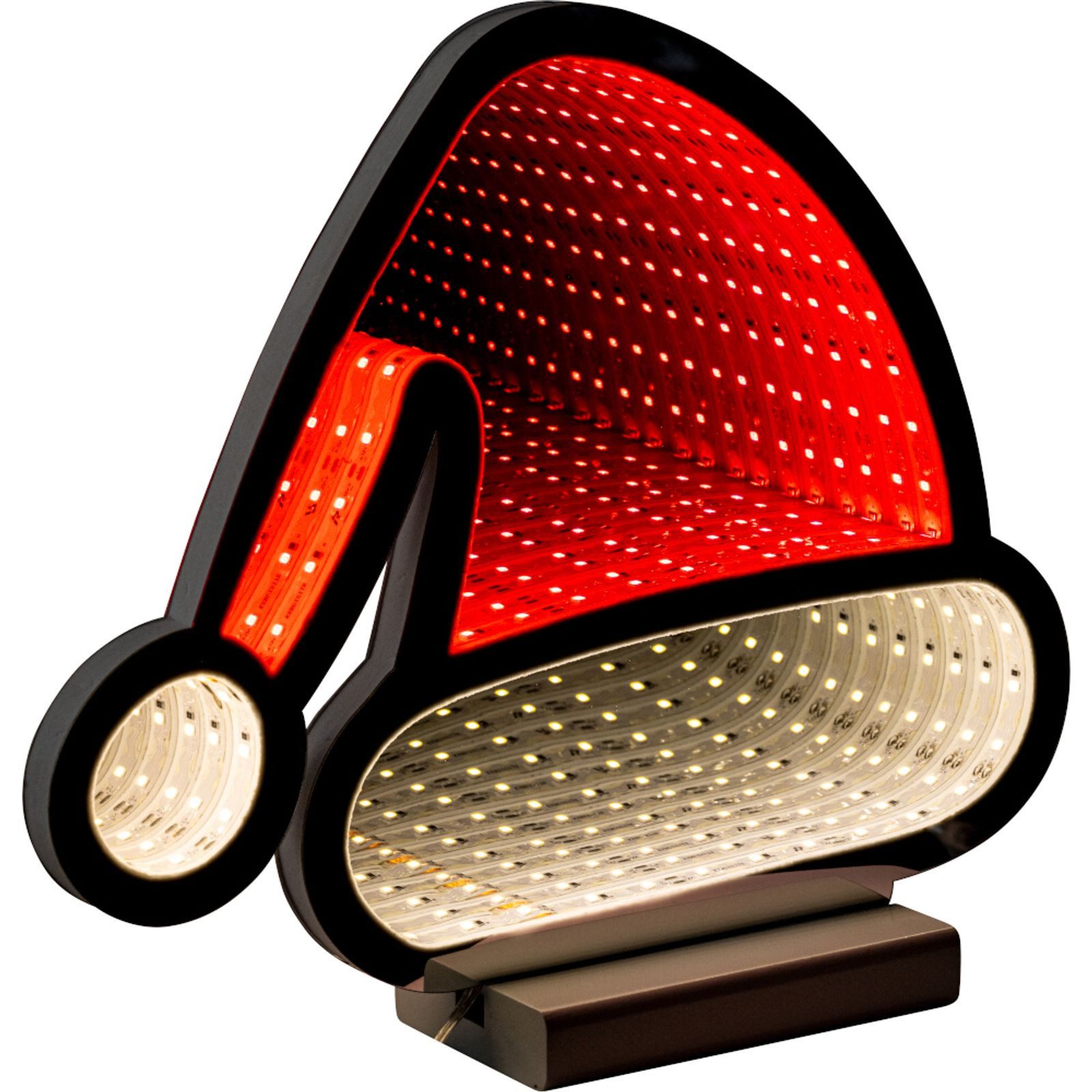 FHS Dekofigur Weihnachtsmannmütze Infinity 62 LED 30x24,5 cm