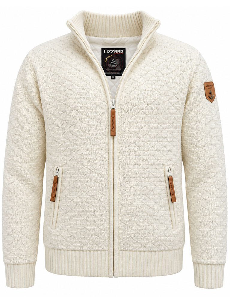 Lizzard Sports Sweatjacke Herren Sweatjacke mit Stehkragen - Freizeitjacke Sweater Frontreißverschluss, Reißverschluss-Taschen, Rippbündchen, Innentasche