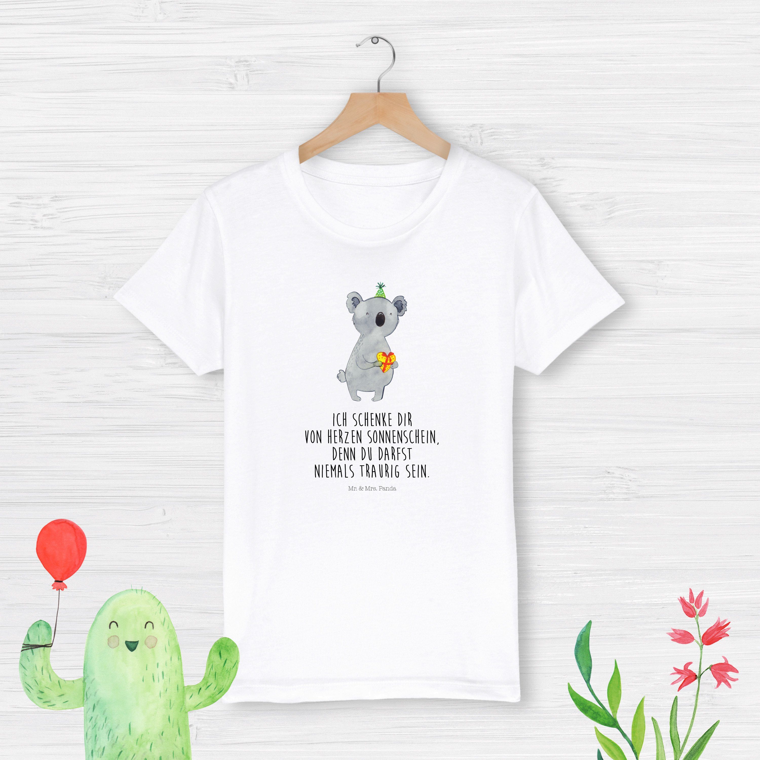Mr. & Mrs. Panda T-Shirt Koala Geschenk - Weiß - Party, Koalabär, Geburtstag (1-tlg)