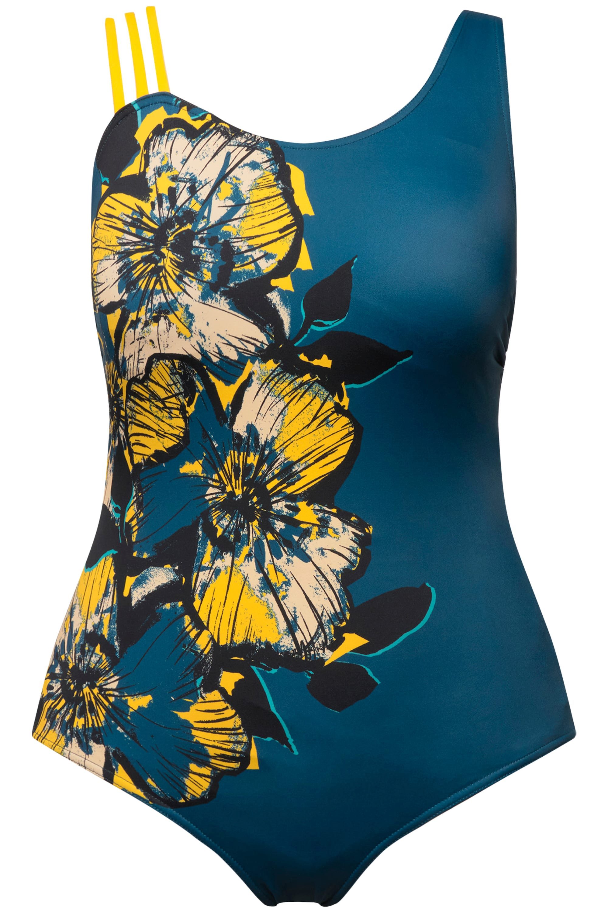 Ulla Popken Badeanzug Badeanzug Blüten Softcups günstig online kaufen