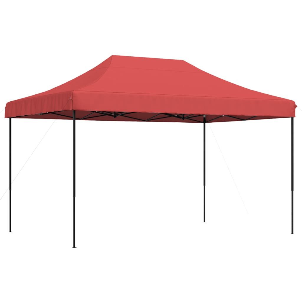 Pavillon Partyzelt Faltbar Pop-Up Burgunderrot 440x292x315 cm Pavillon