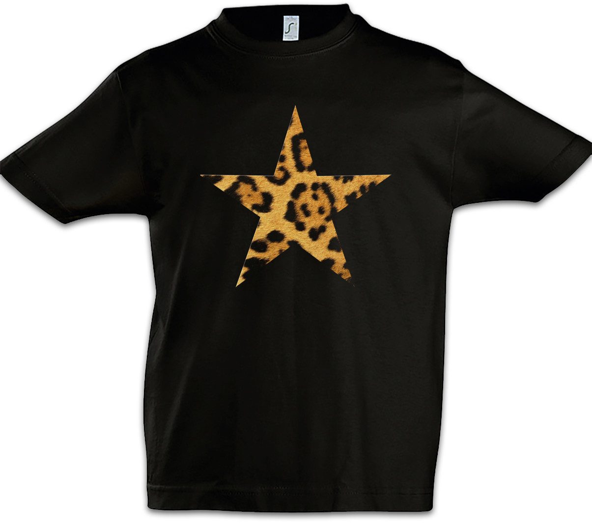 Print-Shirt Rockabella Star I Kinder T-Shirt Tattoo Nautical Rockabilly Leopard