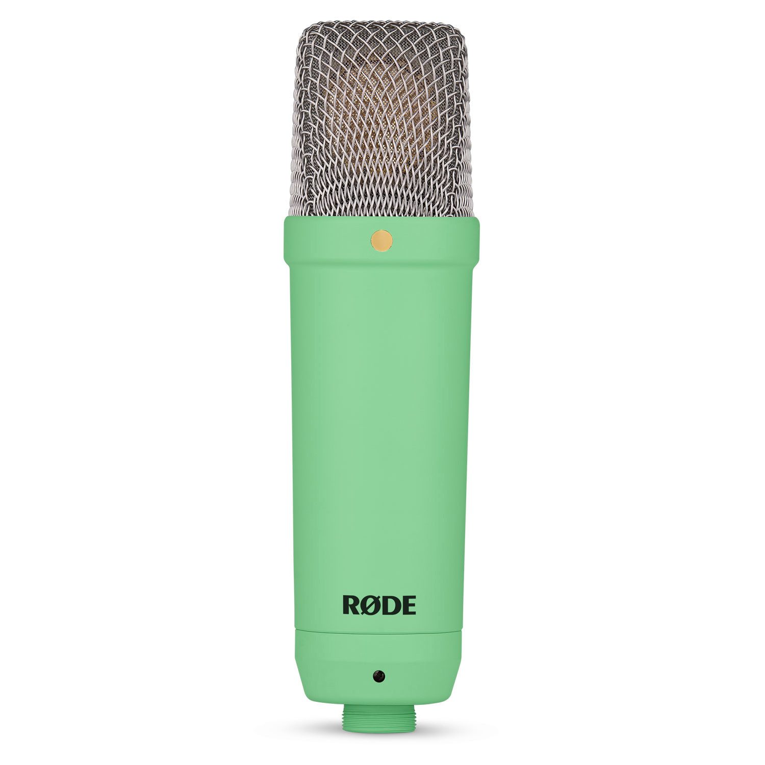 RØDE Mikrofon Rode NT1 Signature Green Mikrofon Grün mit Stativ (Studio-Mikrofon Grün), mit Mikrofonständer