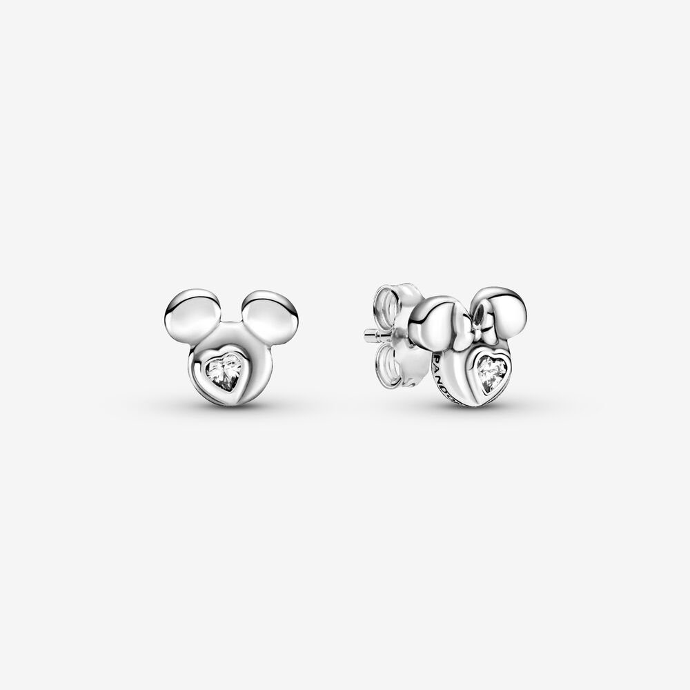 Pandora Paar Ohrstecker »Disney 299258C01 Ohrringe Ohrsteker Micky Maus & Minnie  Maus Silhouetten«