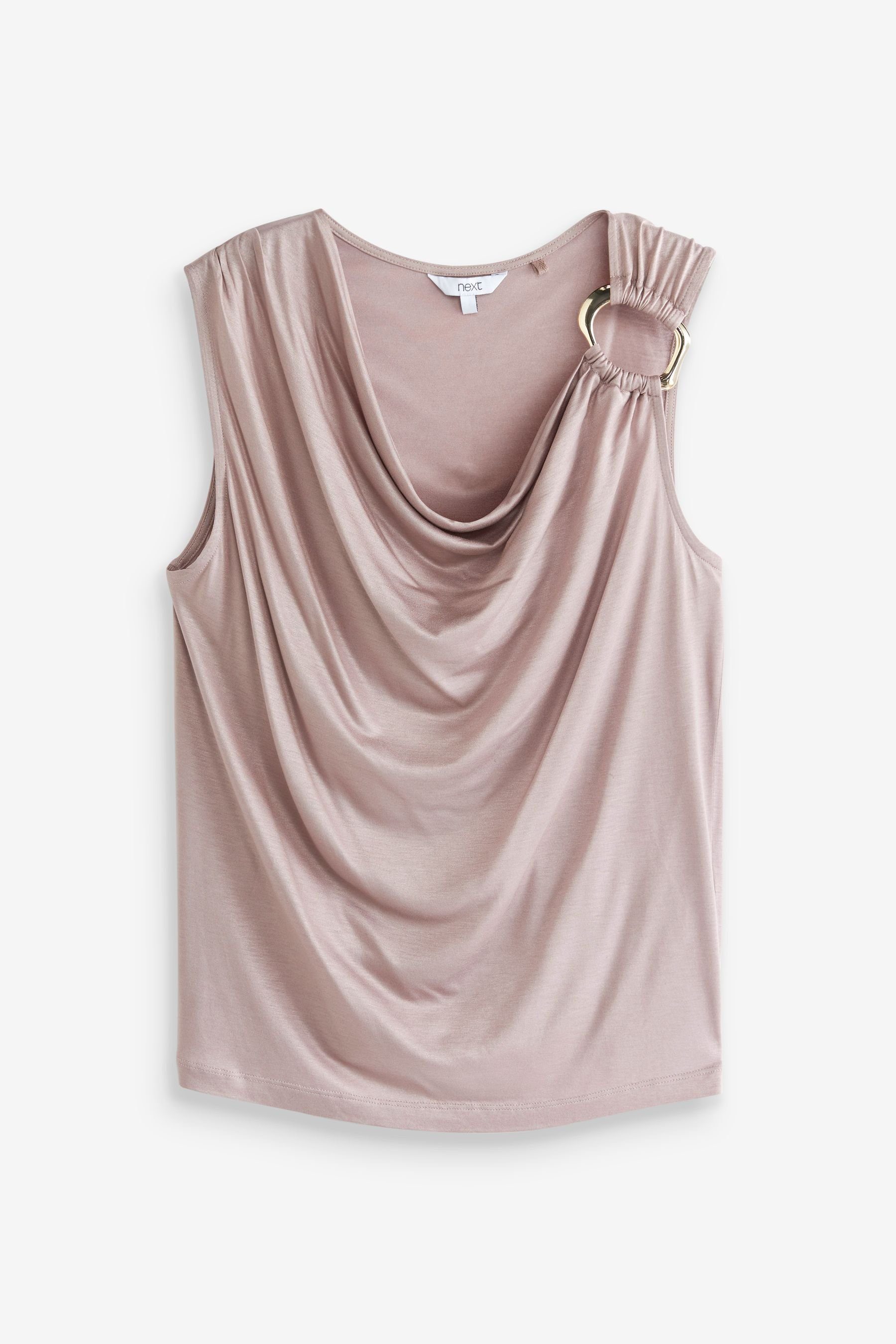 Next Shirttop Top mit Metallbesatz (1-tlg). Reduzierter Preis € 17,00. Unverbindliche Preisempfehlung € 34,00