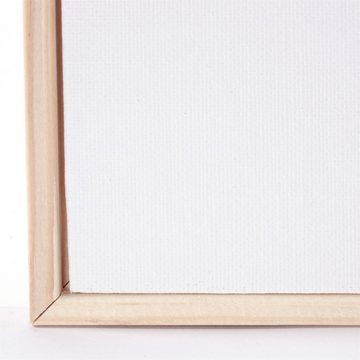 ARTIKUM Keilrahmen 2x KÜNSTLER MALKARTON MIT SCHATTENFUGENRAHMEN 60x60cm, Leinwand Set