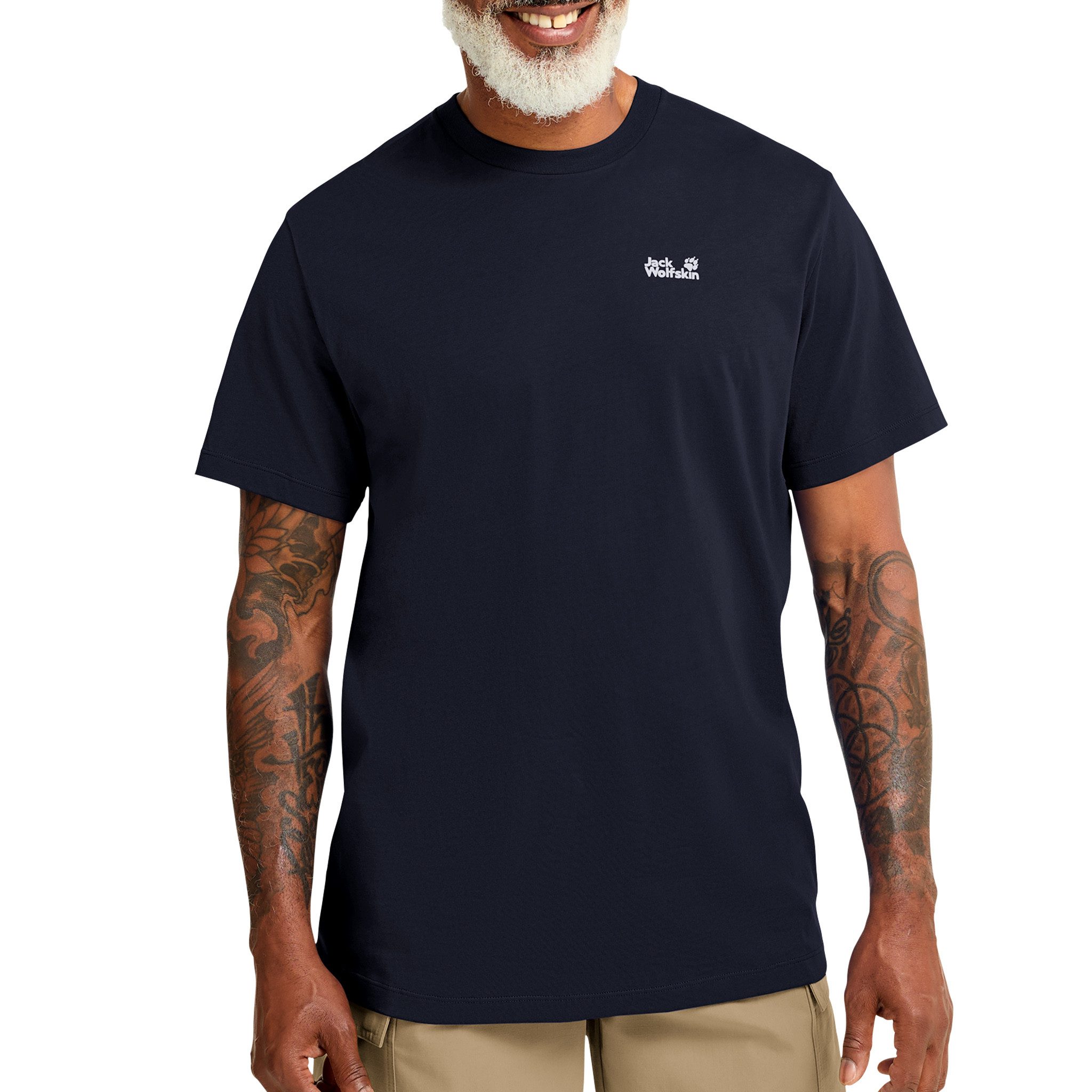 Jack Wolfskin T-Shirt Essential T M mit Markenlogo – Bild 4 von 5