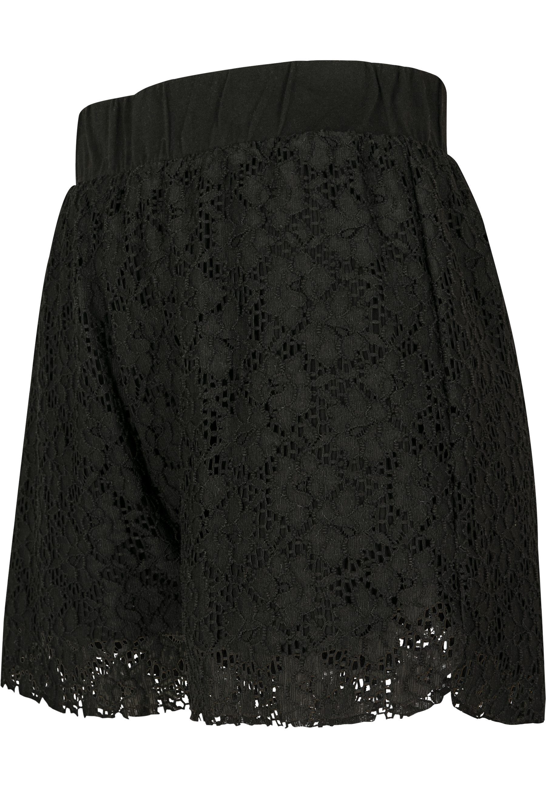 URBAN CLASSICS Stoffhose Urban Classics Damen Ladies Laces Shorts (1-tlg)