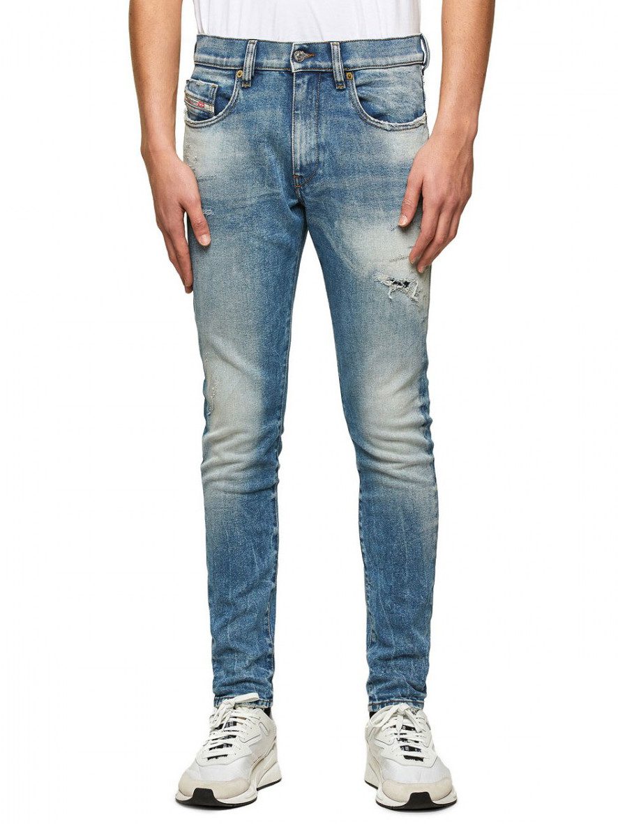 Diesel Slim-fit-Jeans Used-Look Stretch Hose - günstig online kaufen