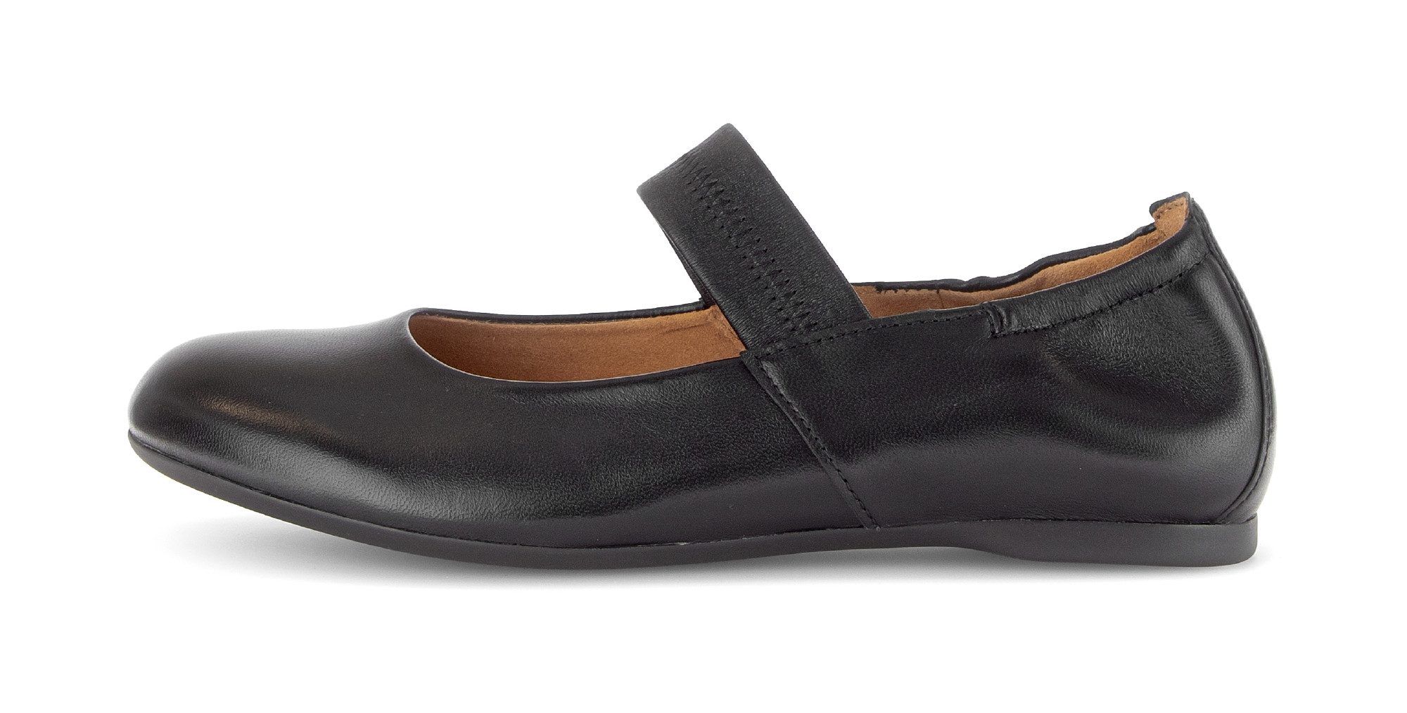 Gabor Riemchenballerina Businessschuh, Flats mit Gummizugverschluss