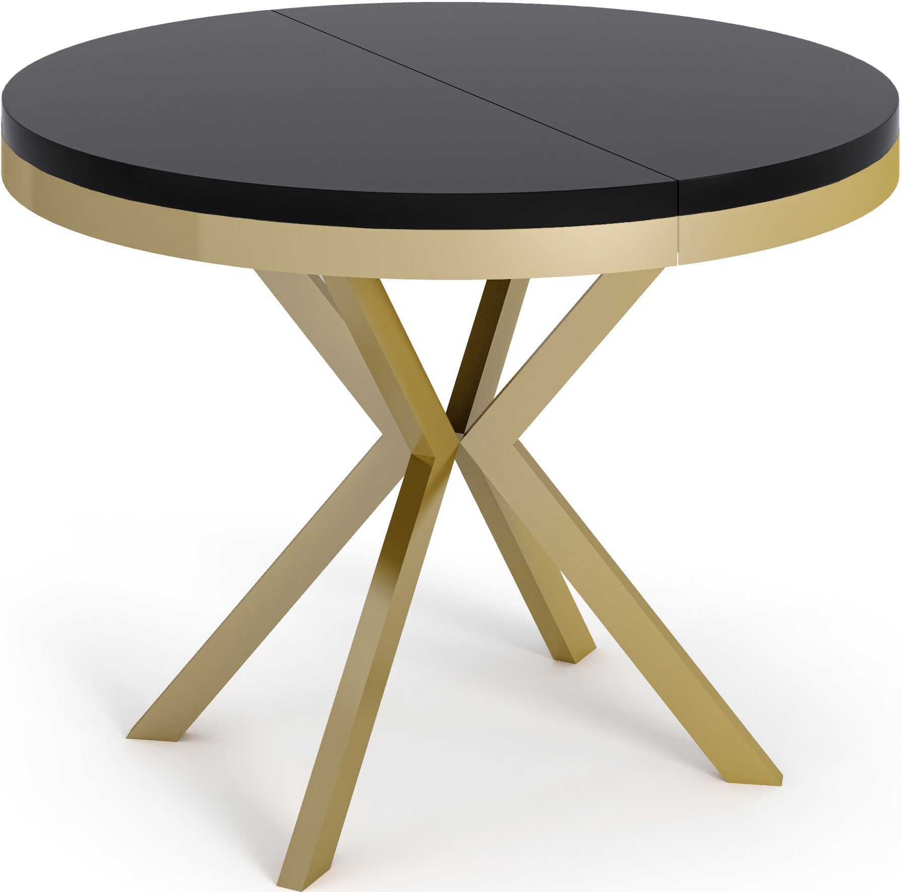 WFL GROUP Esstisch Dina (erhältlich in 3 Größen – 90/100/120 cm ausziehbar günstig online kaufen