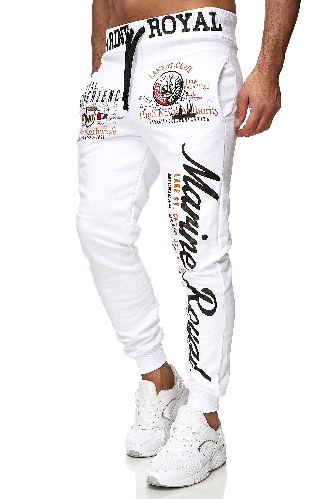 L.gonline Jogginghose Herren JoggingHOSE lang, Trainingshose Baumwolle, Spo günstig online kaufen