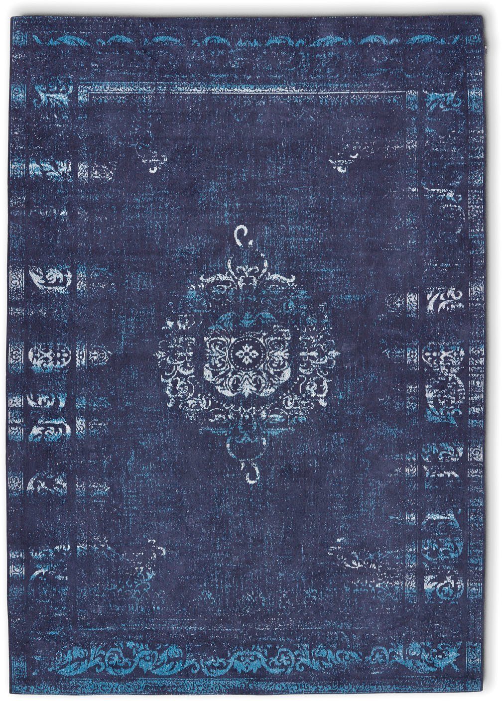 GALLERY M branded by Musterring Teppich Medaillon, rechteckig, Höhe: 5 mm, Flachgewebe, Chenille, Wohnzimmer