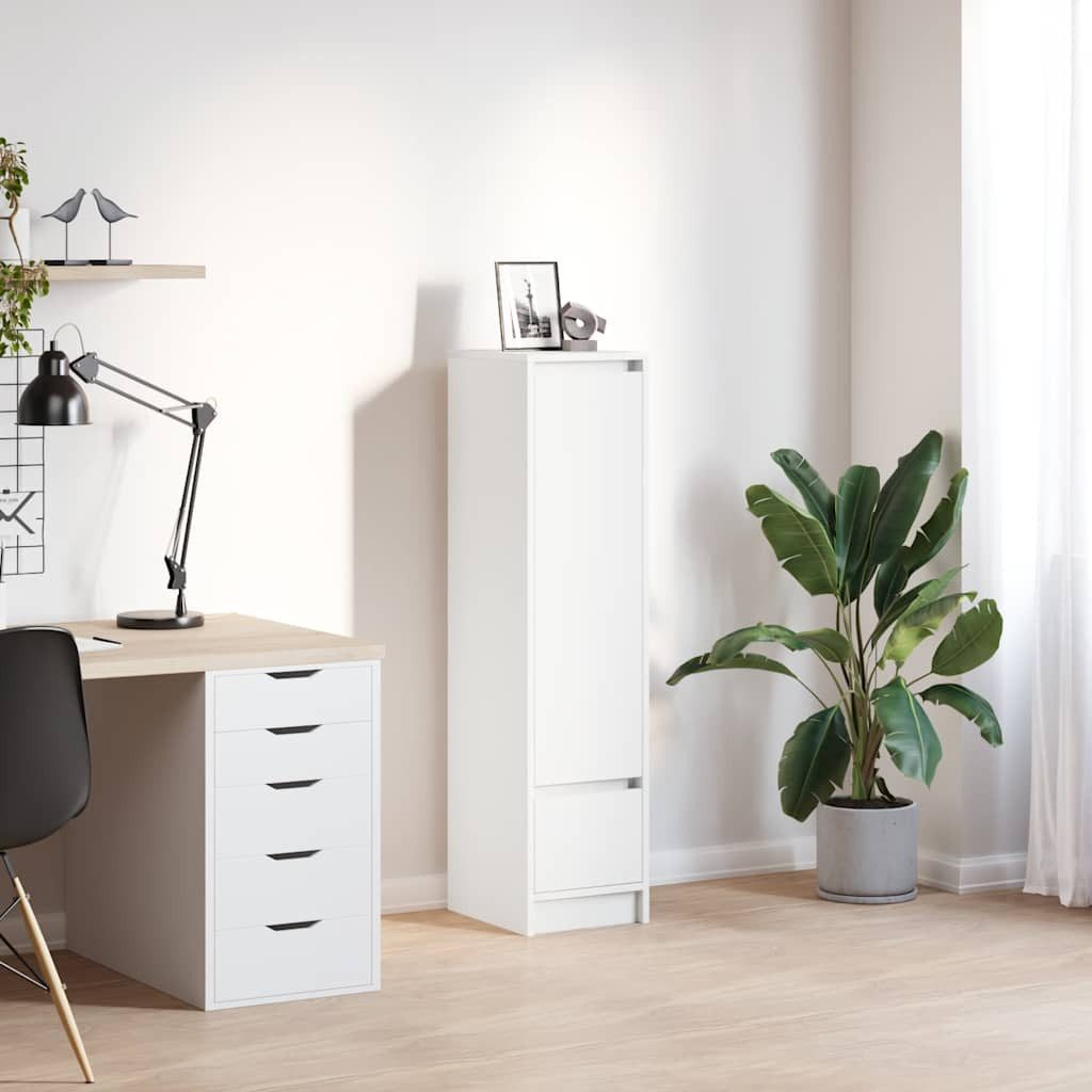 vidaXL Highboard Highboard Weiß 29,5x34x119,5 cm Holzwerkstoff (1 St)