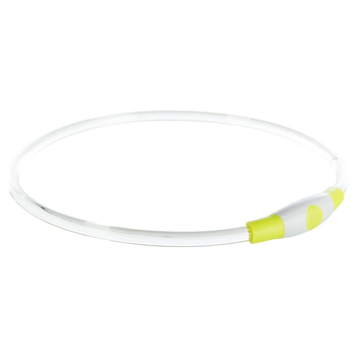 Leuchthalsband Flash Leuchtring USB grün