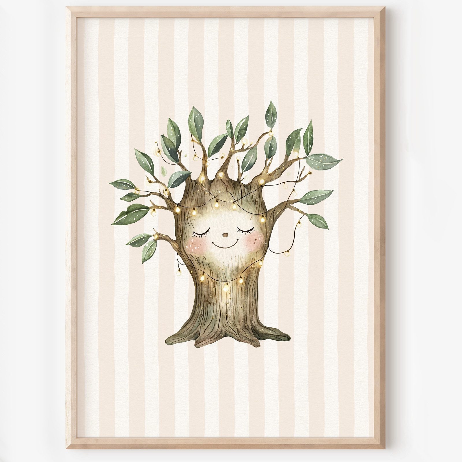 homestyle-accessoires Wandbild Kinderzimmer Bilderwand 8erSet Bilderset Babyzimmer FEENLAND, Hochformat, Künstlerpapier, ohne Rahmen