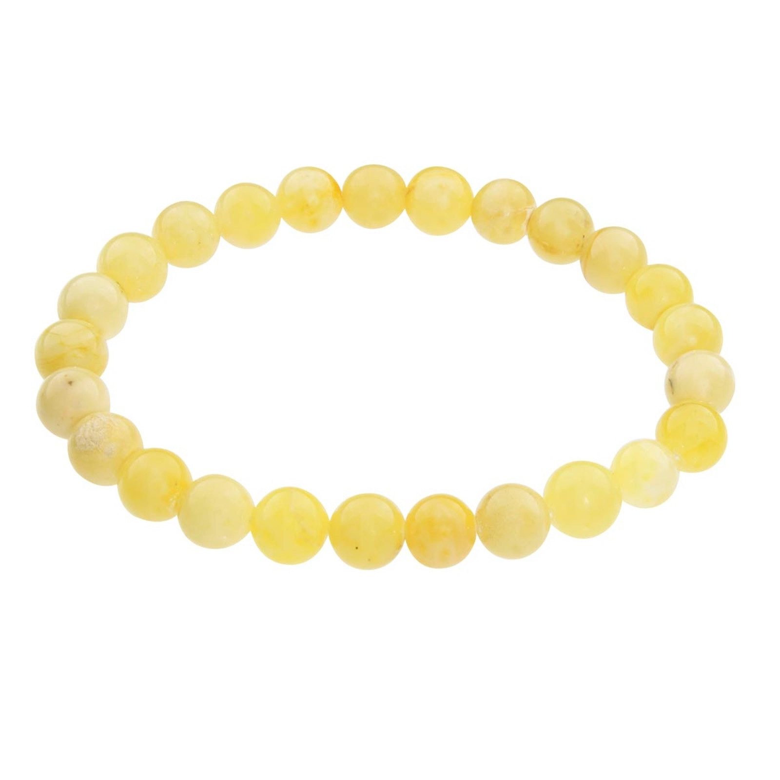 OSTSEE-SCHMUCK Armband Ostsee-Schmuck Armband Kugel 8 mm Armband Kugel 8 mm