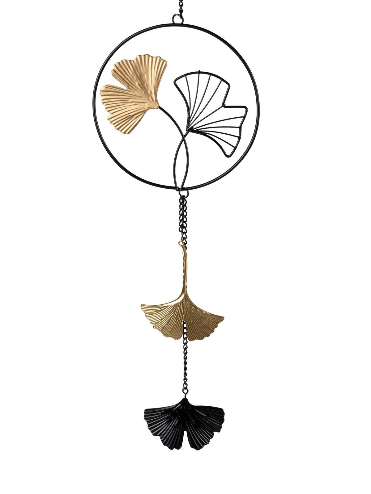 formano Dekohänger Deko Fensterhänger Girlande Ginko 40 cm Metall Mobile Fenster
