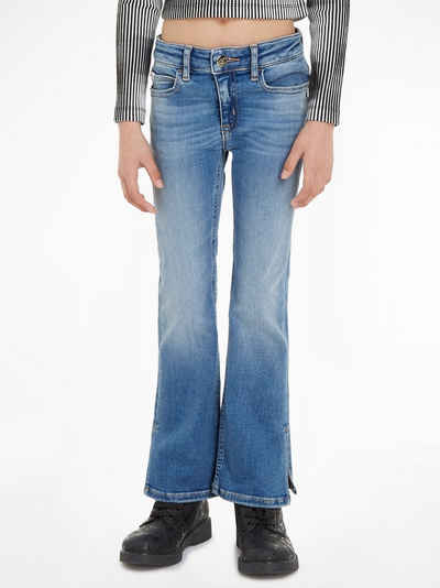 Calvin Klein Джинси Stretch-Jeans FLARE MR SPLIT VISUAL MID BLUE