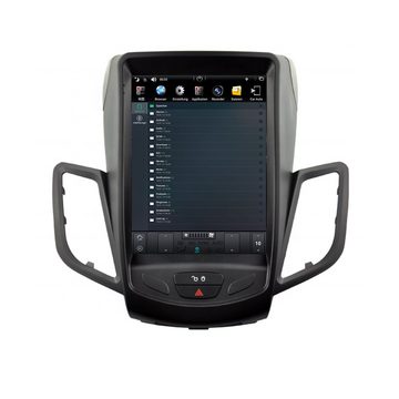 TAFFIO Für Ford Fiesta 10.4" Touchscreen Android Autoradio GPS Navigation USB Einbau-Navigationsgerät
