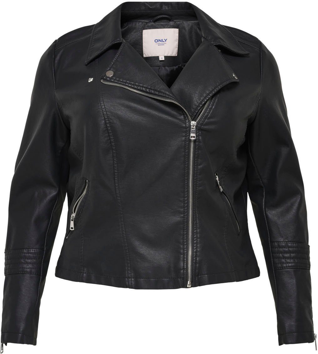 ONLY CARMAKOMA CAREMMY Lederimitatjacke BIKER FAUX LEATHER