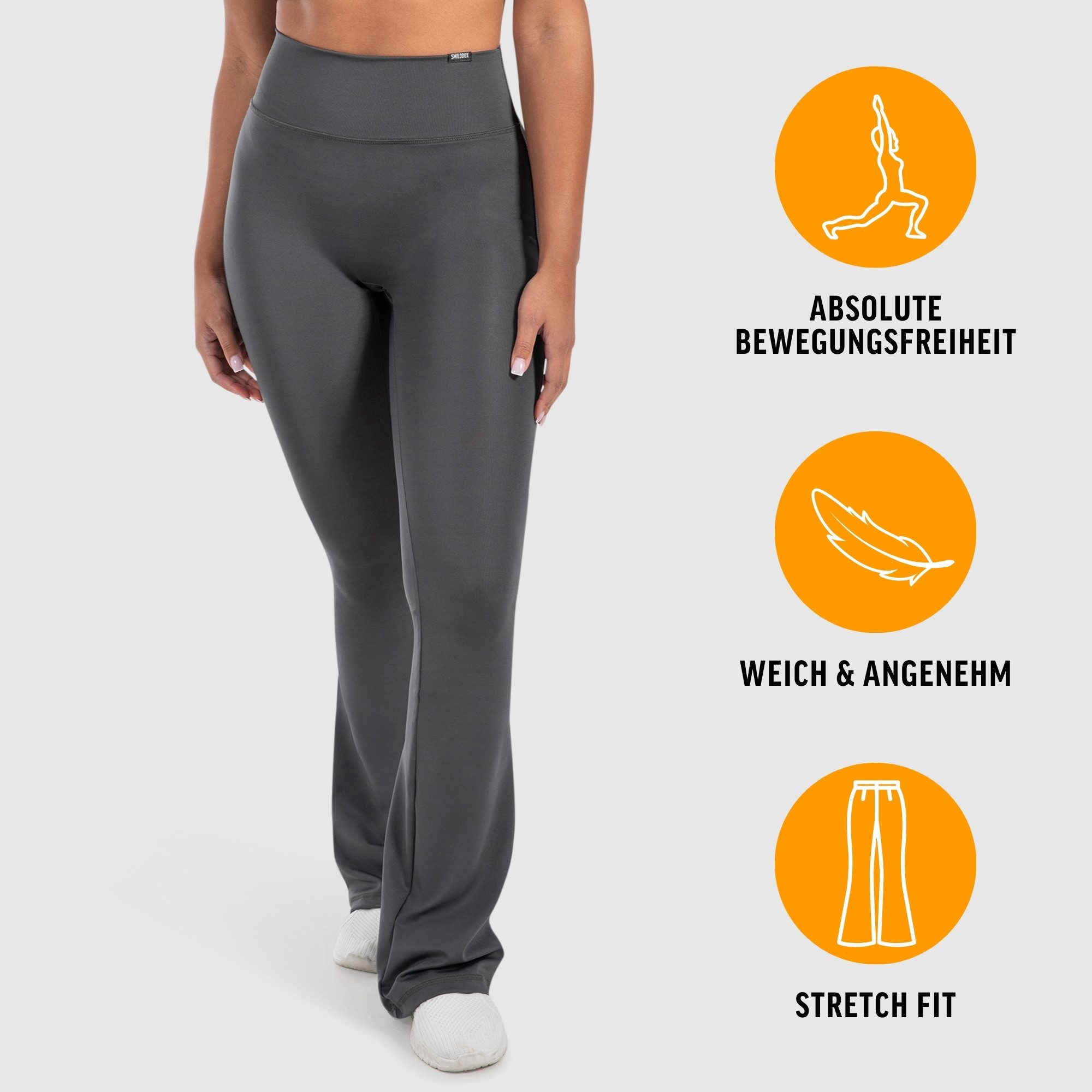 Smilodox Leggings Loreen, Flared Seamless Sportleggings, Blickdicht Slim Fi günstig online kaufen