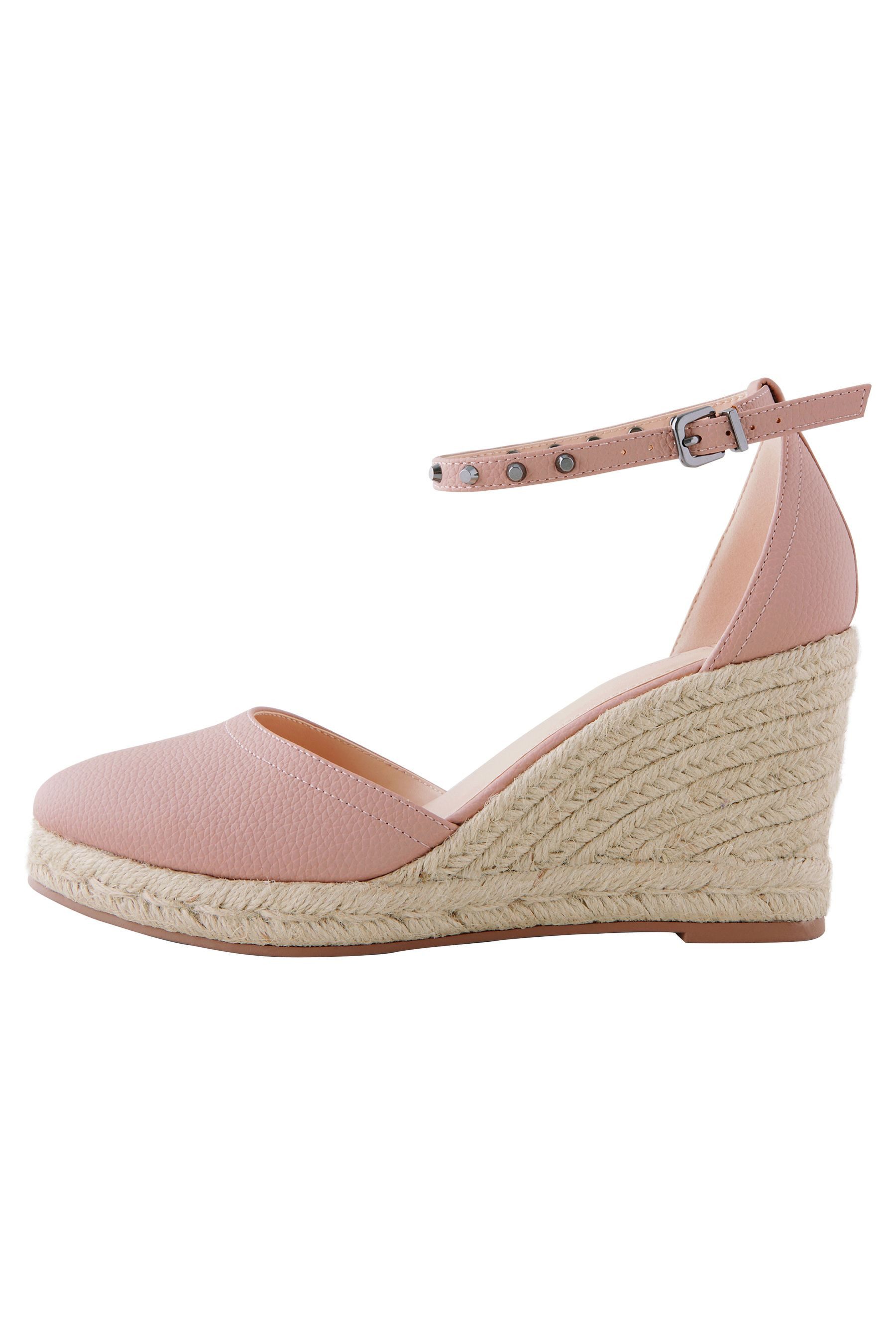 Next Forever Comfort® Espadrille-Wedges mit Nieten Keilsandalette (1-tlg)