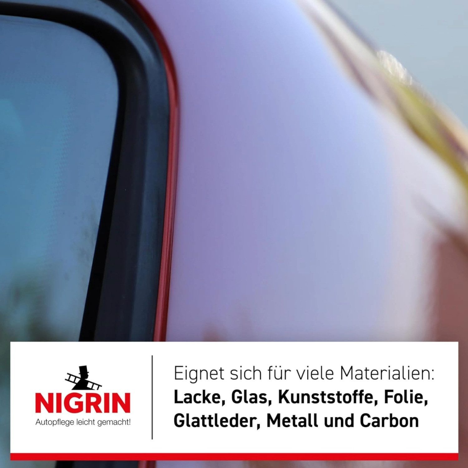 NIGRIN Performance Detailer Spray Lack-Konservierung Auto-Reinigungsmittel (1-St. 1x Detailer Innen&Außen 500ml Detailer Lack-Konservierung Kunststoff Pflege Glanz Abperleffekt)
