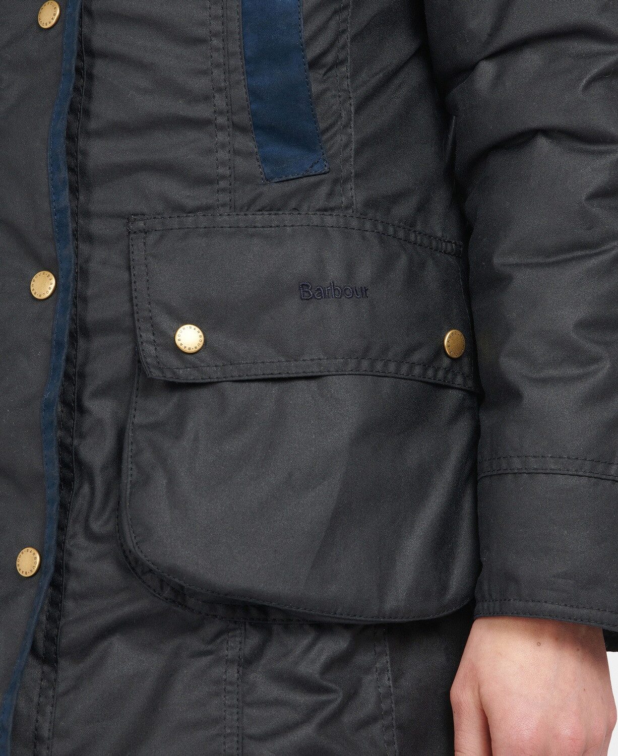 Barbour Allwetterjacke Wachsjacke Bower Tartan – Bild 5 von 5