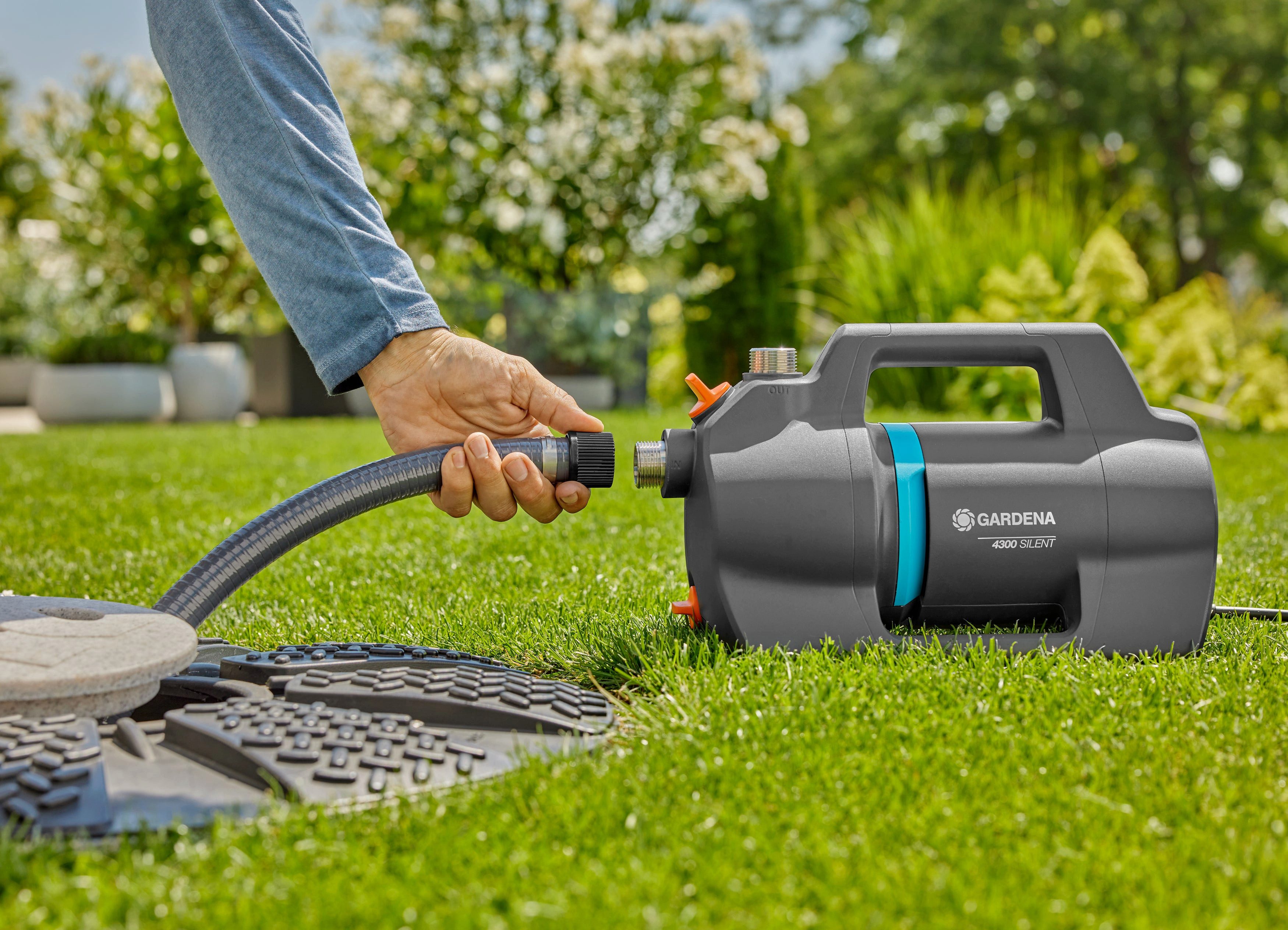 GARDENA Gartenpumpe 4300 Silent, ideal für günstig online kaufen