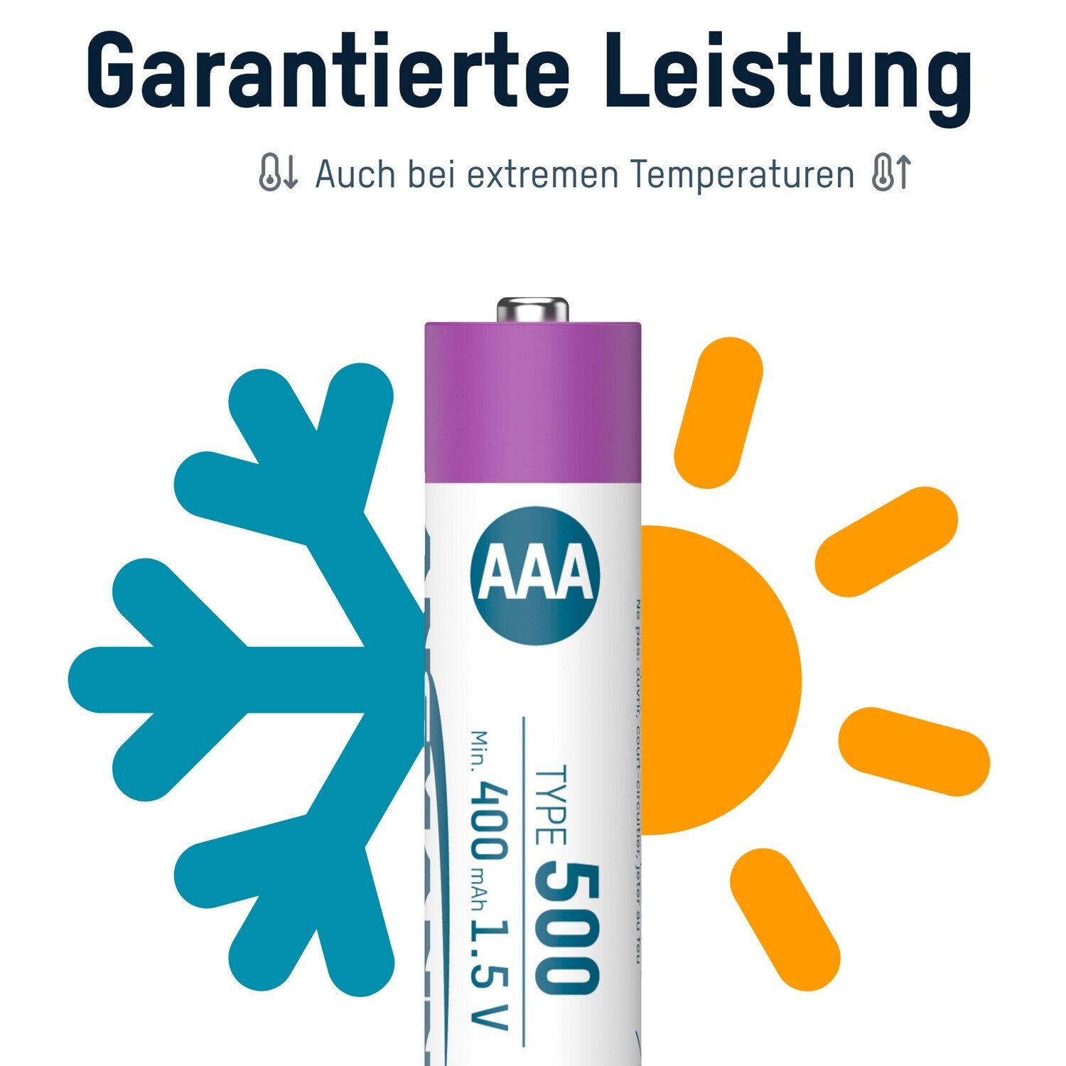 ANSMANN AG Akku Li-Ion Micro AAA Typ 500 – 4 Stück Akku – Bild 5 von 5