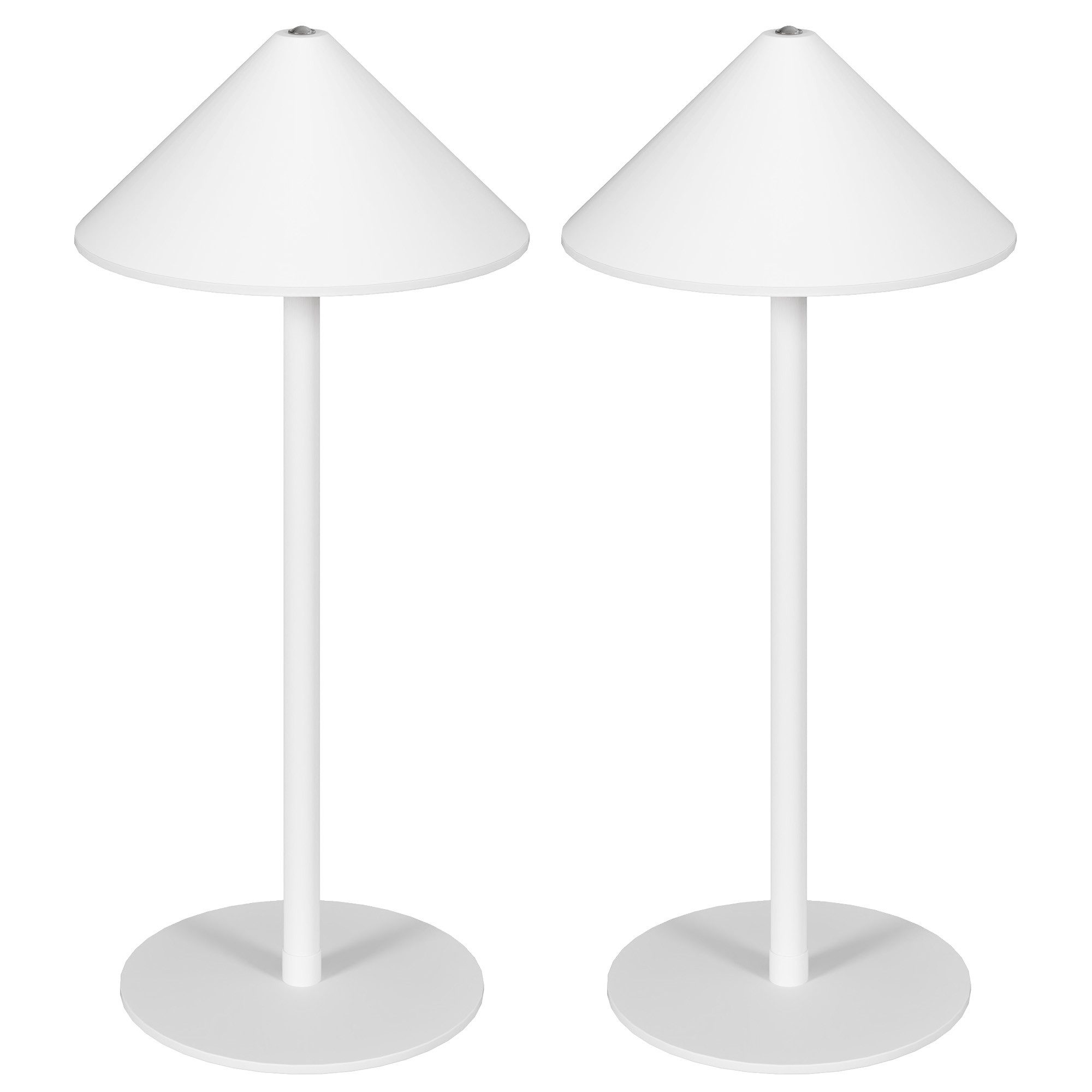 DOPWii Tischleuchte Tischlampe mit USB-Kabel, Touchschalter, Metall, wiederaufladbar, mit Handsteuerung, Ø15 x 31,5H cm, Montage erforderlich,1800 mAh