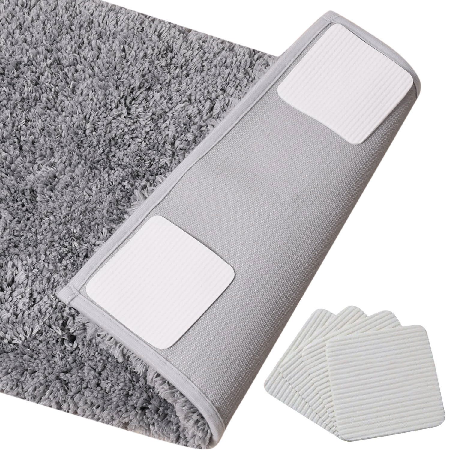 Antirutsch Teppichunterlage Antirutschmatte für Teppich Ecken Fixieren, 10 x 10, MAGICSHE, (Set, 4-St)