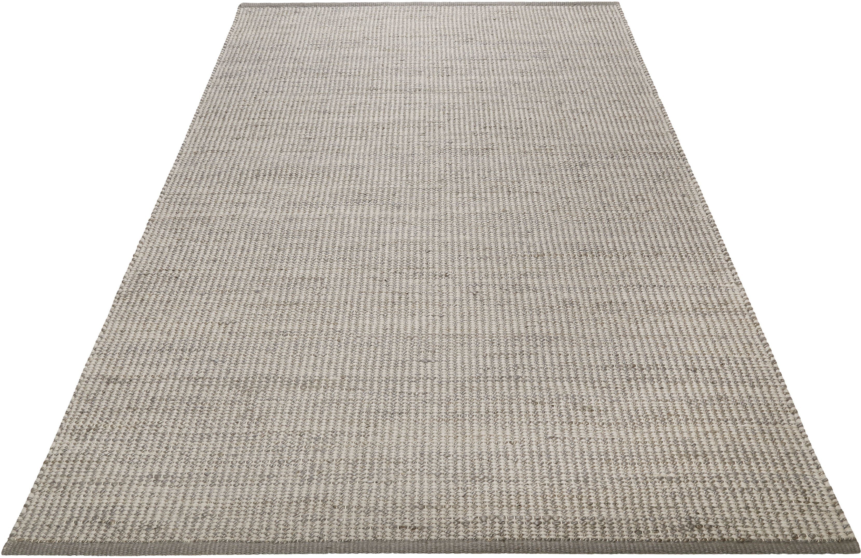 Esprit Wollteppich Gobi, ESP-7112, rechteckig, Höhe: 10 mm, Naturfaserteppich aus Jute und Wolle, handgewebt