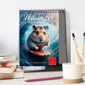 CALVENDO Wandkalender Was für ein Hamster (Tischkalender 2024 DIN A5 hoch)